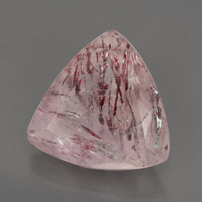 Quartzo morango rosa natural 5,30ct, transparente, transparente/translúcido