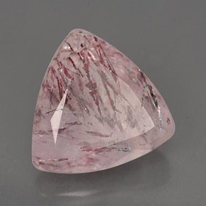 Quartzo morango rosa natural 5,30ct, transparente, transparente/translúcido