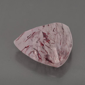 Quartzo morango rosa natural 5,30ct, transparente, transparente/translúcido
