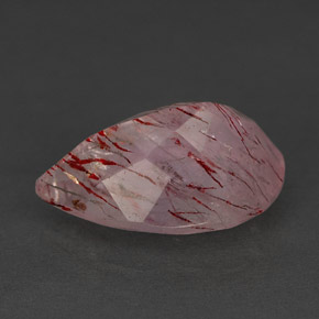 Quartzo morango rosa natural 5,74ct, transparente, transparente/translúcido