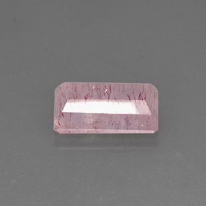 Quartzo morango rosa natural 10,55ct, transparente, transparente/translúcido