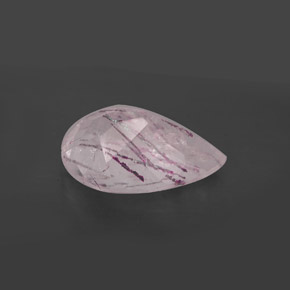 Quartzo morango vermelho natural 5,25ct, transparente, transparente/translúcido