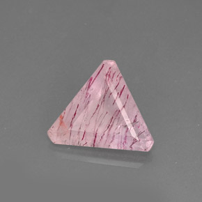 Quartzo morango rosa natural 8,16ct, transparente, transparente/translúcido