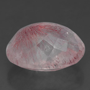 Quartzo morango rosa natural 10,60ct, transparente, transparente/translúcido
