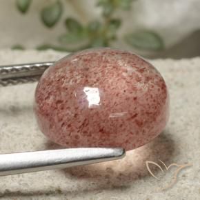Quartzo Morango Rosa Claro Rosa Natural 5.44ct, Redondo, Translúcido