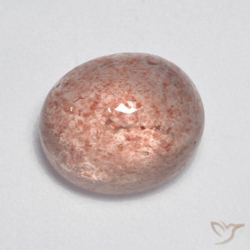 4.29ct Natural Rosa Terroso Quartzo Morango, oval, Translúcido