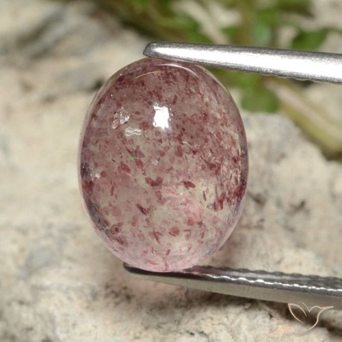 4.09ct Natural Rosa Chiclete Claro Quartzo Morango, oval, Translúcido