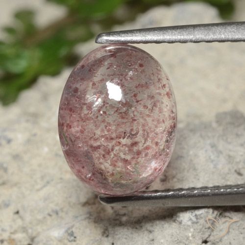 2.94ct Natural Rosa Jujuba Profundo Quartzo Morango, oval, Translúcido