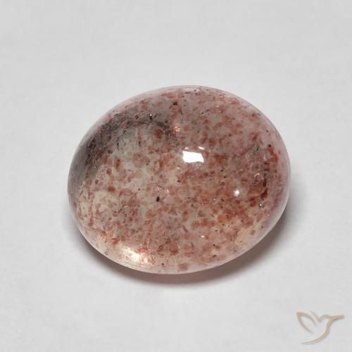 4.37ct Natural Luz rosa Quartzo Morango, oval, Translúcido