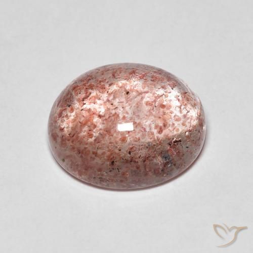 Quartzo Morango Luz rosa Natural 4.37ct, oval, Translúcido