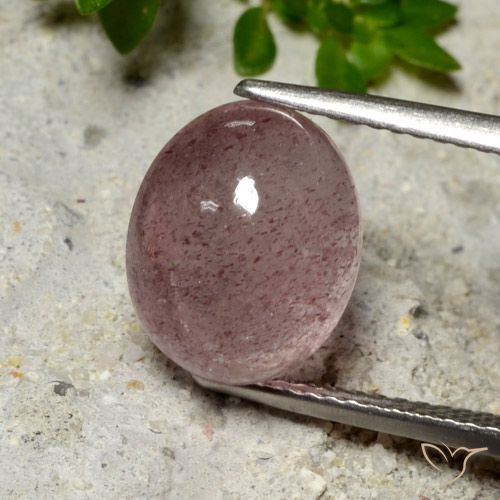 5.04ct Natural rosa rosa Quartzo Morango, oval, Translúcido