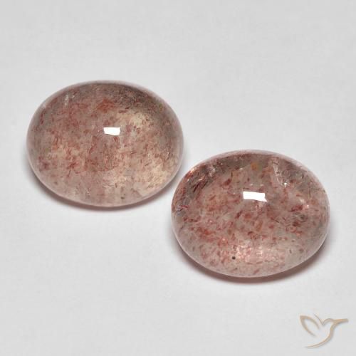 5.55ctw Natural rosa rosa Quartzo Morango, oval, Translúcido