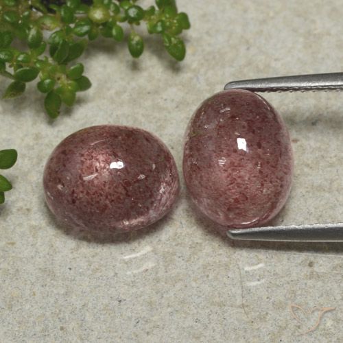 7.72ctw Natural Rosa escuro Quartzo Morango, oval, Translúcido