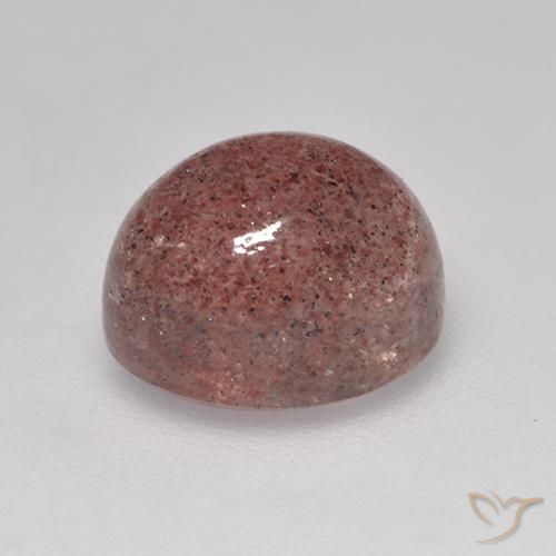 Quartzo Morango rosa rosa Natural 3.19ct, oval, Translúcido