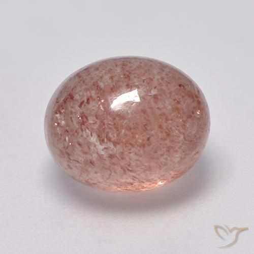 4.71ct Natural Toranja Rosa Quartzo Morango, oval, Translúcido