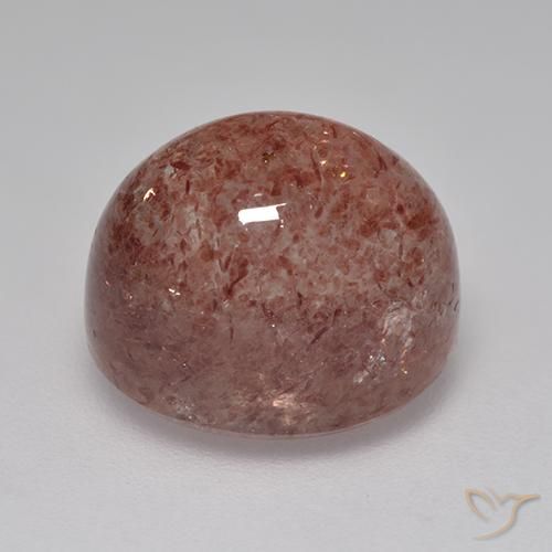 Quartzo Morango rosa médio Natural 8.68ct, oval, Translúcido