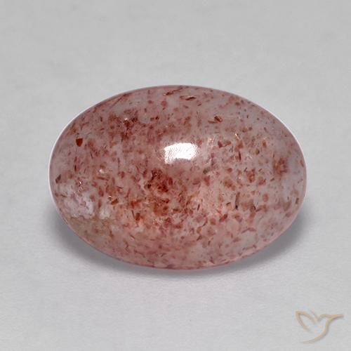 4.55ct Natural rosa rosa Quartzo Morango, oval, Translúcido