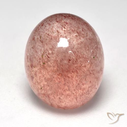 Quartzo Morango Oval de 10,85 quilates, 14,3 x 11,8 mm Da Rússia, Photo A
