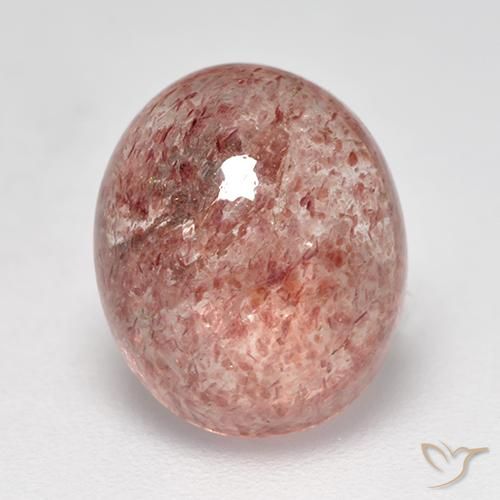 3.85ct Natural rosa rosa Quartzo Morango, oval, Translúcido