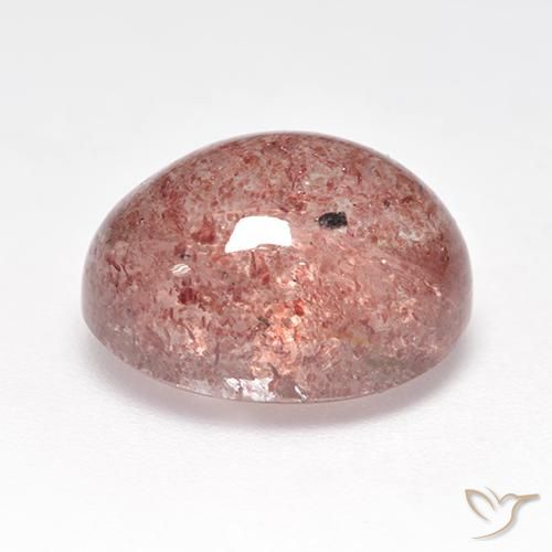 Quartzo Morango Framboesa Rosa Natural 7.14ct, oval, Translúcido