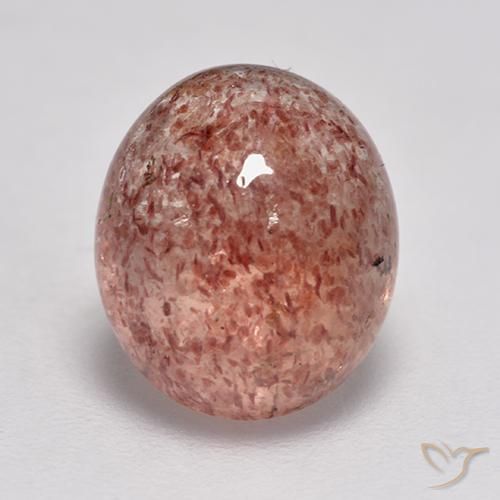 3.82ct Natural rosa médio Quartzo Morango, oval, Translúcido