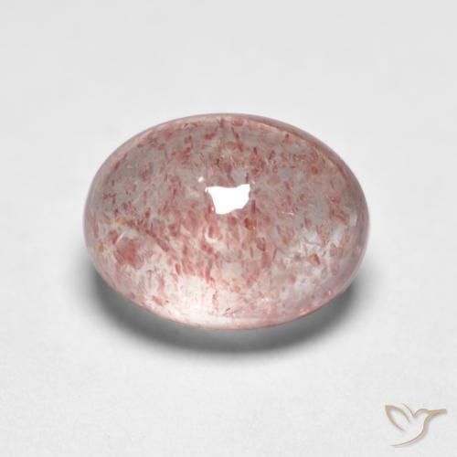Quartzo Morango Luz rosa Natural 1.76ct, oval, Transparente