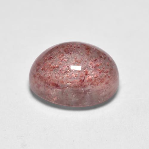 Quartzo Morango Luz rosa Natural 1.72ct, Corte Oval, Transparente