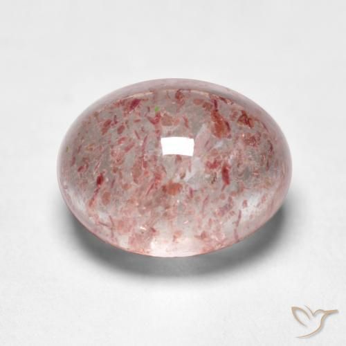 Quartzo Morango Rosa Chiclete Claro Natural 1.83ct, oval, Transparente