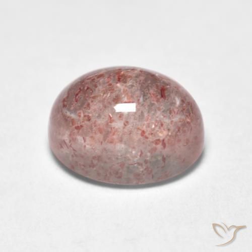 Quartzo Morango Rosa Chiclete Claro Natural 1.83ct, oval, Transparente