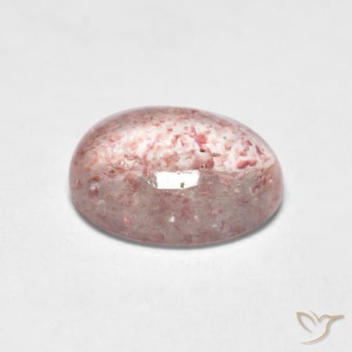 Quartzo Morango Luz rosa Natural 1.27ct, oval, Transparente
