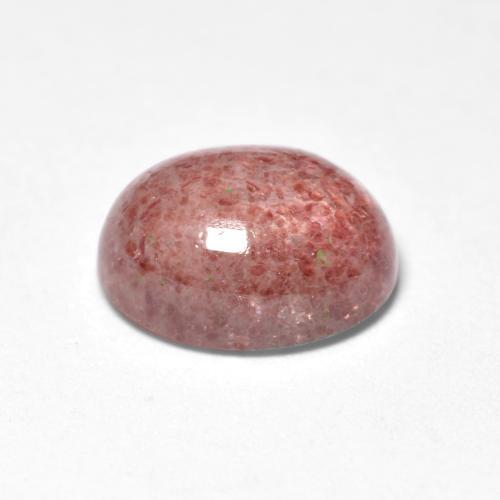 Quartzo Morango rosa rosa Natural 1.49ct, Corte Oval, Translúcido
