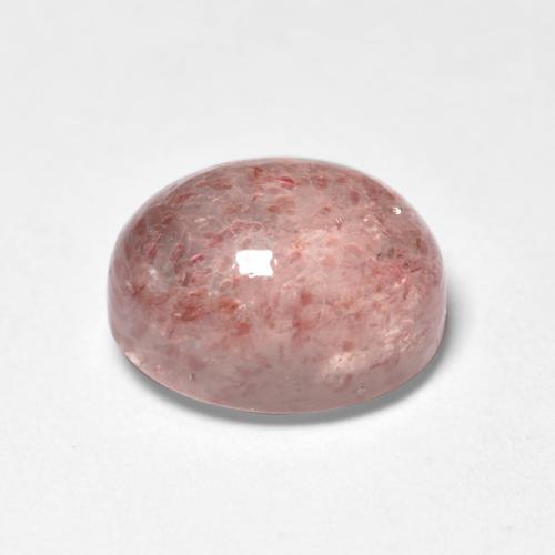 Quartzo Morango Luz rosa Natural 1.94ct, Corte Oval, Translúcido