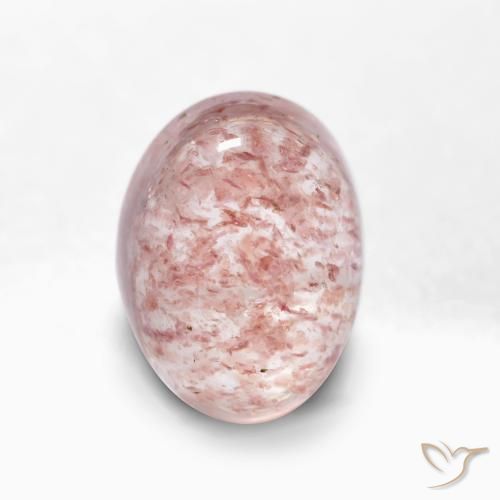 2.00ct Natural Luz rosa Quartzo Morango, oval, Translúcido