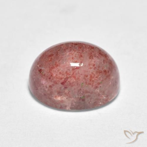 Quartzo Morango rosa médio Natural 1.82ct, oval, Translúcido