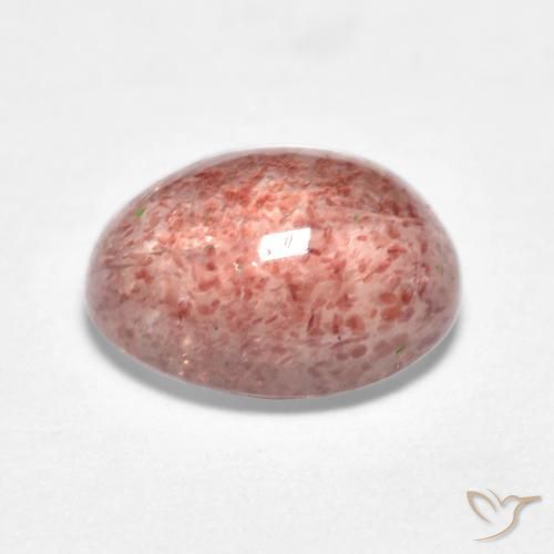 Quartzo Morango Framboesa Rosa Natural 1.44ct, oval, Translúcido
