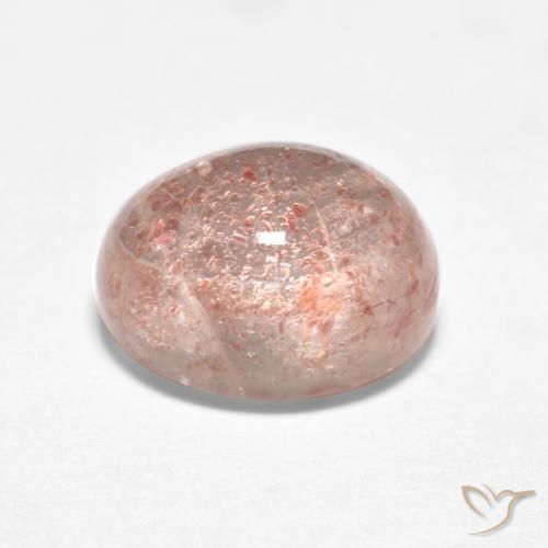 Quartzo Morango Luz rosa Natural 1.88ct, oval, Translúcido