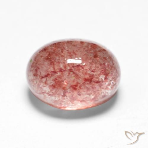 Quartzo Morango Framboesa Rosa Natural 1.76ct, oval, Translúcido