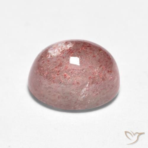 Quartzo Morango rosa médio Natural 1.91ct, oval, Translúcido