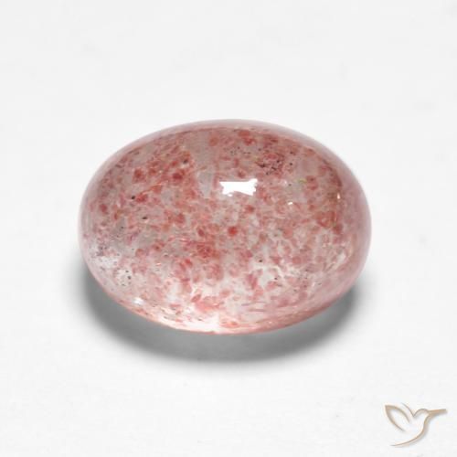 Quartzo Morango Rosa Claro Rosa Natural 1.85ct, oval, Translúcido