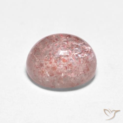 Quartzo Morango Rosa Chiclete Claro Natural 1.97ct, oval, Translúcido