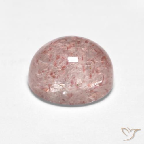 Quartzo Morango Luz rosa Natural 2.04ct, oval, Translúcido