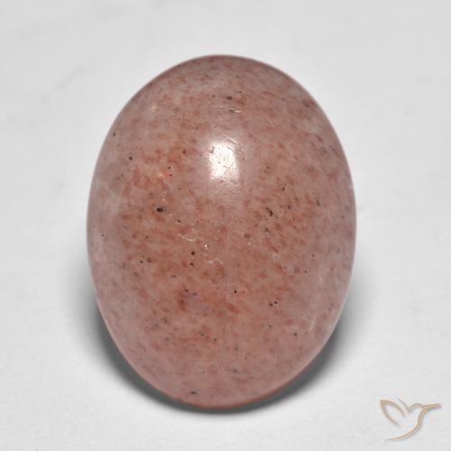 7.32ct Natural joaninha vermelha Quartzo Morango, oval, Translúcido