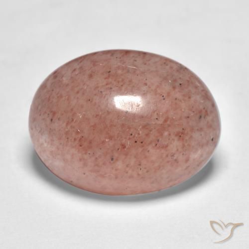 Quartzo Morango joaninha vermelha Natural 7.32ct, oval, Translúcido