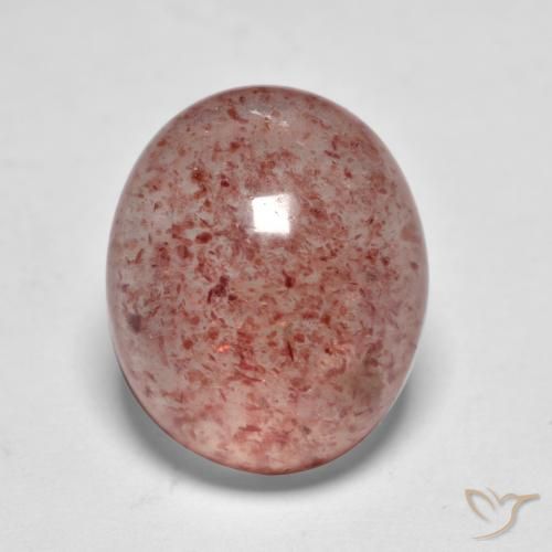 6.93ct Natural Rosa Profundo Quartzo Morango, oval, Translúcido