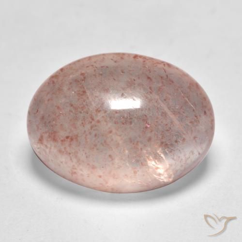 Quartzo Morango Luz rosa Natural 8.14ct, oval, Translúcido