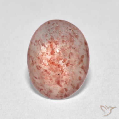 0.96ct Natural rosa médio Quartzo Morango, oval, Transparente