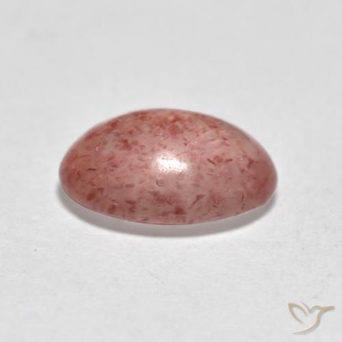 Quartzo Morango rosa médio Natural 1.04ct, oval, Translúcido