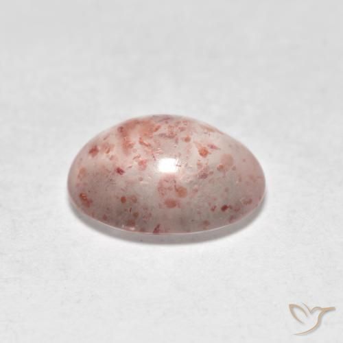 Quartzo Morango Luz rosa Natural 0.90ct, oval, Transparente