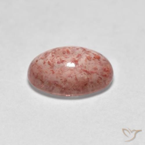 Quartzo Morango Luz rosa Natural 0.89ct, oval, Translúcido