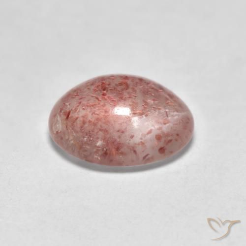 Quartzo Morango Luz rosa Natural 1.02ct, oval, Transparente